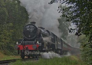 44932 approaches Highley, Severn Valley Railway