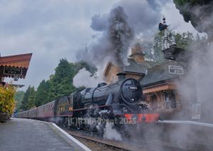 13268 departs Hampton Loade, Severn Valley Railway