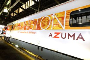 LNER Azuma in new Darlington livery