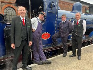 Volunteers at the Spa Valley Railway . // Credit: Spa Valley Railway